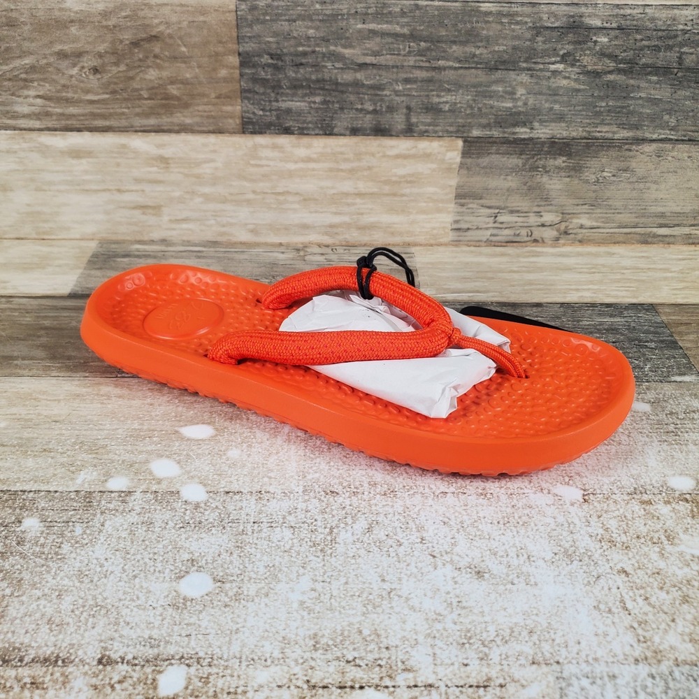 Allbirds Sugar Zeffer 2 Mens Sandals Size 11 Comfort Buoyant Orange Flip Flop